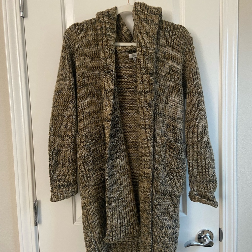 Tobi Chunky Knit Cardigan - Brown
